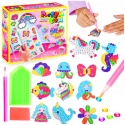 HAFT DIAMENTOWY MALOWANIE DIAMENTAMI MOZAIKA 5D DIY DLA DZIECI