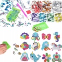 HAFT DIAMENTOWY MALOWANIE DIAMENTAMI MOZAIKA 5D DIY DLA DZIECI