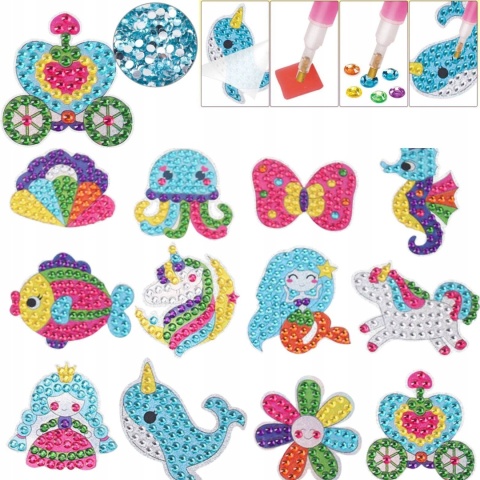 HAFT DIAMENTOWY MALOWANIE DIAMENTAMI MOZAIKA 5D DIY DLA DZIECI HAFT DIAMENTOWY MALOWANIE DIAMENTAMI MOZAIKA 5D DIY DLA DZIECI