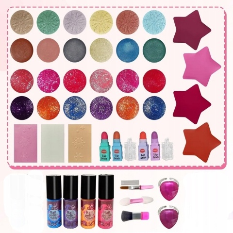 KUFEREK KOSMETYKÓW ZESTAW DO MAKIJAŻU MAKEUP KUFER MALOWANIA CIENIE LAKIERY KUFEREK KOSMETYKÓW ZESTAW DO MAKIJAŻU MAKEUP KUFER MALOWANIA CIENIE LAKIERY