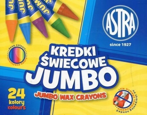 Kredki świecowe Astra 24 szt. Kredki świecowe Astra 24 szt.