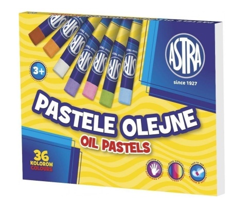Pastele olejne Astra 36 kolorów kredki Pastele olejne Astra 36 kolorów kredki
