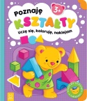 Poznaję kształty Uczę się koloruję naklejam Książeczka dla dzieci Zadania