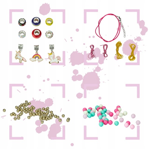ZESTAW DO ROBIENIA BIŻUTERII BRANSOLETEK DIY KORALIKI CHARMS MAKEUP LAKIERY ZESTAW DO ROBIENIA BIŻUTERII BRANSOLETEK DIY KORALIKI CHARMS MAKEUP LAKIERY
