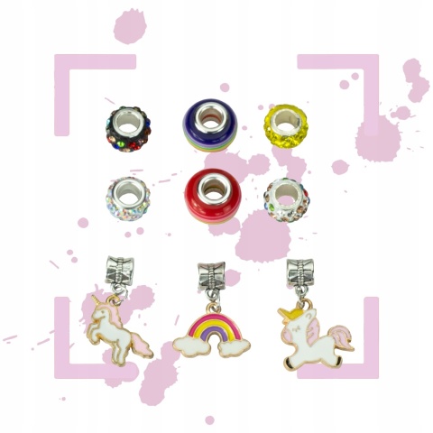 ZESTAW DO ROBIENIA BIŻUTERII BRANSOLETEK DIY KORALIKI CHARMS MAKEUP LAKIERY ZESTAW DO ROBIENIA BIŻUTERII BRANSOLETEK DIY KORALIKI CHARMS MAKEUP LAKIERY