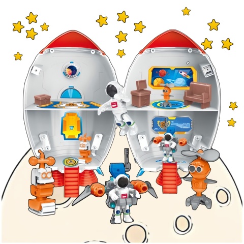 DOMEK DLA LALEK RAKIETA ŁAZIK ASTRONAUCI KOSMICI ROBOTY GALAKTYKA DOMEK DLA LALEK RAKIETA ŁAZIK ASTRONAUCI KOSMICI ROBOTY GALAKTYKA