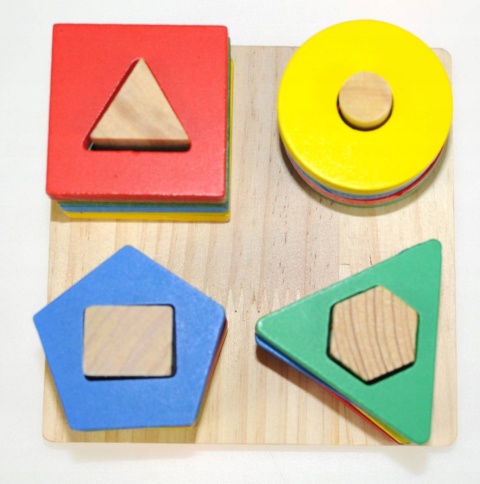 Drewniany sorter klocków UKŁADANKA KSZTAŁTY KOLORY MONTESSORI EDUKACYJNA Drewniany sorter klocków UKŁADANKA KSZTAŁTY KOLORY MONTESSORI EDUKACYJNA