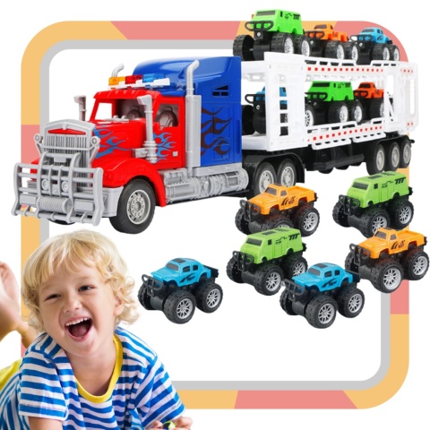 Duża Laweta Transportowa Zdalnie Sterowana Transporter Autek Samochodów Duża Laweta Transportowa Zdalnie Sterowana Transporter Autek Samochodów