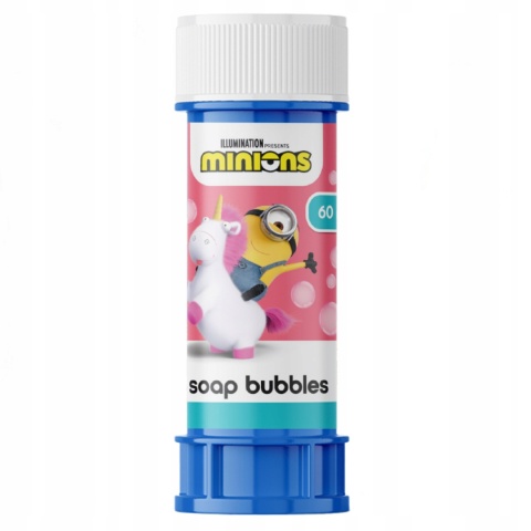 Duże kolorowe bańki mydlane dla dzieci Minionki 1 sztuk 60ml Świetna Jakość Duże kolorowe bańki mydlane dla dzieci Minionki 1 sztuk 60ml Świetna Jakość