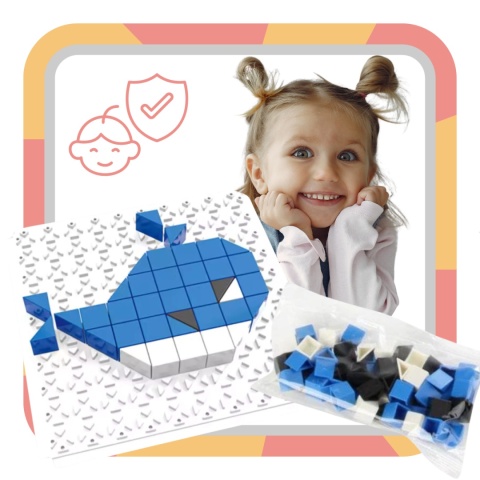 Gra Logiczna Układanka Karty Montessori Tangram Puzzle Klocki Mozaika 59 el Gra Logiczna Układanka Karty Montessori Tangram Puzzle Klocki Mozaika 59 el