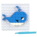 Gra Logiczna Układanka Karty Montessori Tangram Puzzle Klocki Mozaika 59 el
