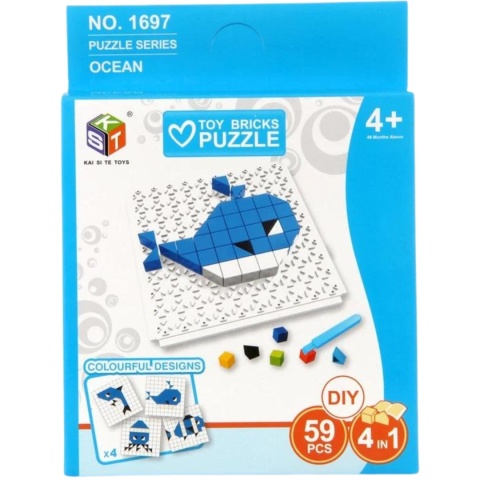 Gra Logiczna Układanka Karty Montessori Tangram Puzzle Klocki Mozaika 59 el Gra Logiczna Układanka Karty Montessori Tangram Puzzle Klocki Mozaika 59 el