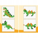 Gra Logiczna Układanka Karty Montessori Tangram Puzzle Klocki Mozaika 59 el