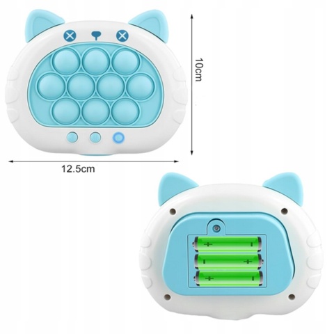 Gra Zręcznościowa Antystresowa Pop It PopIT Elektryczna Konsola LED Dźwięk Gra Zręcznościowa Antystresowa Pop It PopIT Elektryczna Konsola LED Dźwięk