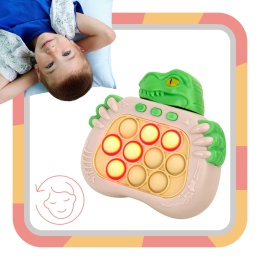 Gra Zręcznościowa Elektryczna Pop It Antystresowa Świeci Dźwięk POPIT Dino