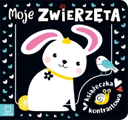 Książeczka kontrastowa Moje zwierzęta Książka kartonowa dla dzieci