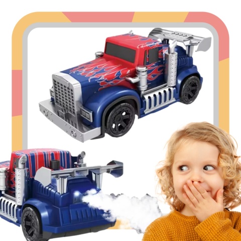 SAMOCHÓD TIR ZDALNIE STEROWANY AUTO DYM ŚWIECI RC SAMOCHÓD TIR ZDALNIE STEROWANY AUTO DYM ŚWIECI RC