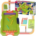 Zestaw Do Gry w Pinball Tworzenie Trasy Klocki Piłka Klepsydra Karty