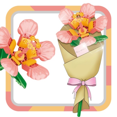 Zestaw Klocki Kwiaty 80 Elementów Hibiskus Instrukcja Składania Prezent Zestaw Klocki Kwiaty 80 Elementów Hibiskus Instrukcja Składania Prezent