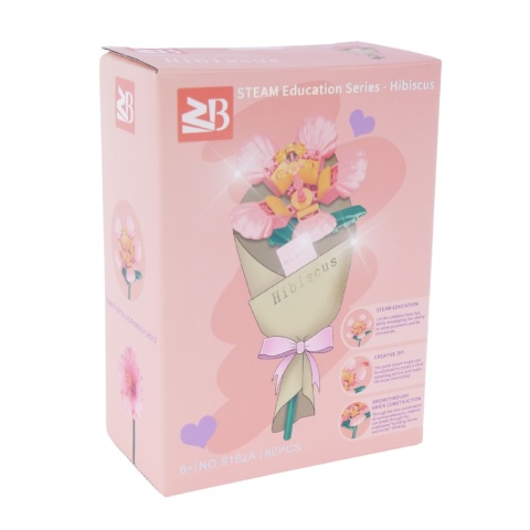 Zestaw Klocki Kwiaty 80 Elementów Hibiskus Instrukcja Składania Prezent Zestaw Klocki Kwiaty 80 Elementów Hibiskus Instrukcja Składania Prezent