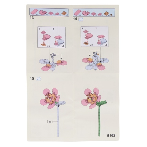 Zestaw Klocki Kwiaty 80 Elementów Hibiskus Instrukcja Składania Prezent Zestaw Klocki Kwiaty 80 Elementów Hibiskus Instrukcja Składania Prezent