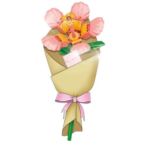 Zestaw Klocki Kwiaty 80 Elementów Hibiskus Instrukcja Składania Prezent Zestaw Klocki Kwiaty 80 Elementów Hibiskus Instrukcja Składania Prezent