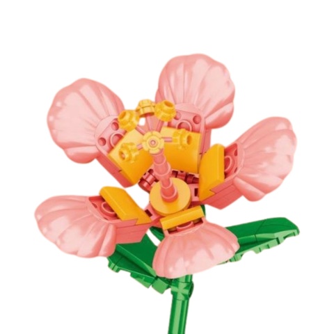 Zestaw Klocki Kwiaty 80 Elementów Hibiskus Instrukcja Składania Prezent Zestaw Klocki Kwiaty 80 Elementów Hibiskus Instrukcja Składania Prezent
