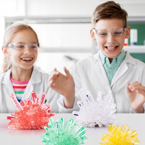 Zestaw Naukowy Edukacyjny Hodowla Kryształów Led Dinozaur Kolorowe Proszki Zestaw Naukowy Edukacyjny Hodowla Kryształów Led Dinozaur Kolorowe Proszki