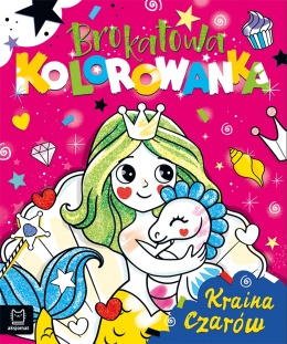 Brokatowa kolorowanka Kraina czarów Kolorowanka dla Dzieci