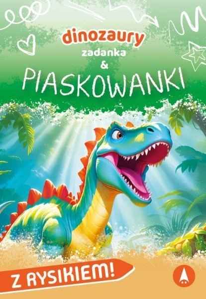 Dinozaury Zadanka & piaskowanki Malowanie piaskiem ćwiczenia dla dzieci Dinozaury Zadanka & piaskowanki Malowanie piaskiem ćwiczenia dla dzieci