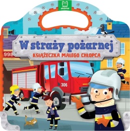 Edukacyjna książeczka kartonowa W straży pożarnej dla maluchów