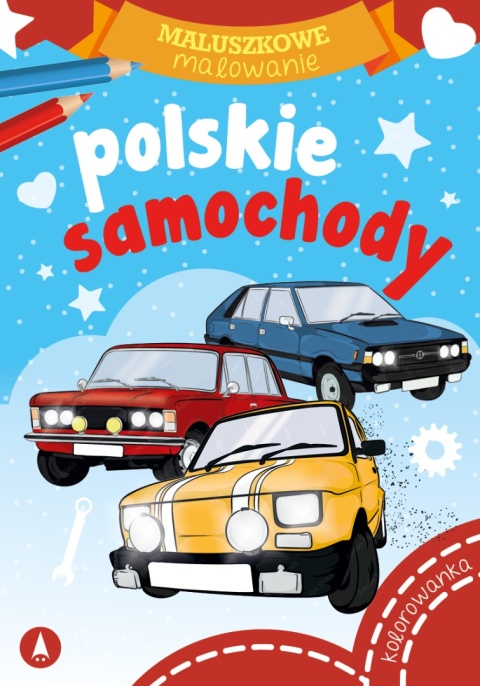Kolorowanka Malowanka dla dzieci Maluszkowe malowanie Polskie samochody