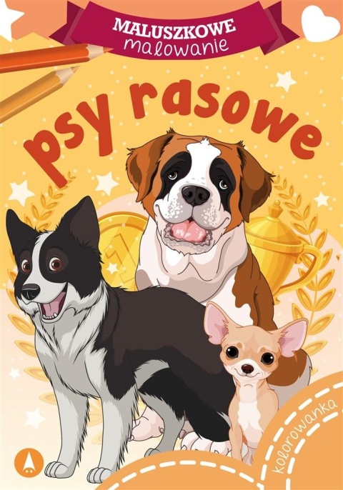 Kolorowanka dla dzieci Malowanka Maluszkowe malowanie Psy rasowe Kolorowanka dla dzieci Malowanka Maluszkowe malowanie Psy rasowe