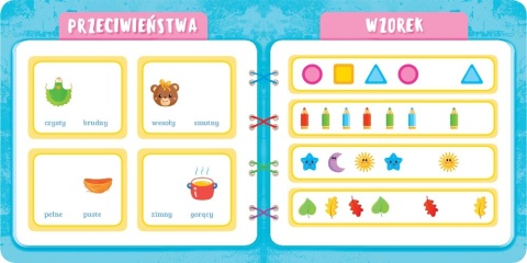 Książeczka edukacyjna z naklejkami Logika dla przedszkolaka 4-6 lat Książeczka edukacyjna z naklejkami Logika dla przedszkolaka 4-6 lat