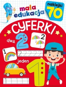 Mała edukacja Cyferki Książeczka edukacyjna dla dzieci Nauka Cyferek