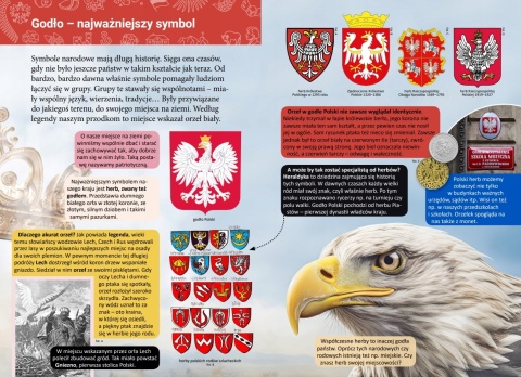 Mała encyklopedia Polskie symbole Książeczka edukacyjna dla dzieci Mała encyklopedia Polskie symbole Książeczka edukacyjna dla dzieci
