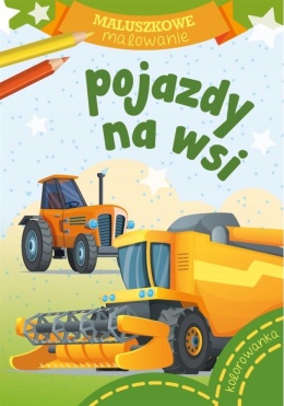 Maluszkowe malowanie Pojazdy na wsi Kolorowanka Malowanka dla dzieci
