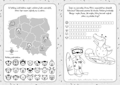 Moja mapa Polski Książeczka edukacyjna dla dzieci Podstawy geografii Moja mapa Polski Książeczka edukacyjna dla dzieci Podstawy geografii