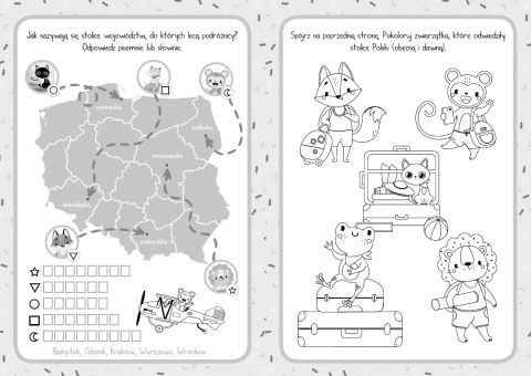 Moja mapa Polski Książeczka edukacyjna dla dzieci Podstawy geografii Moja mapa Polski Książeczka edukacyjna dla dzieci Podstawy geografii