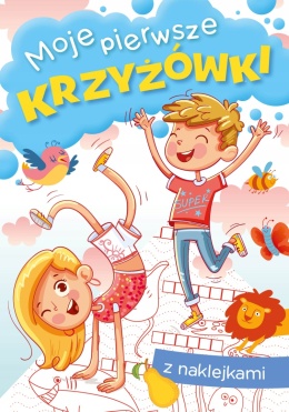 Moje pierwsze krzyżówki Zadania dla dzieci Książeczka edukacyjna