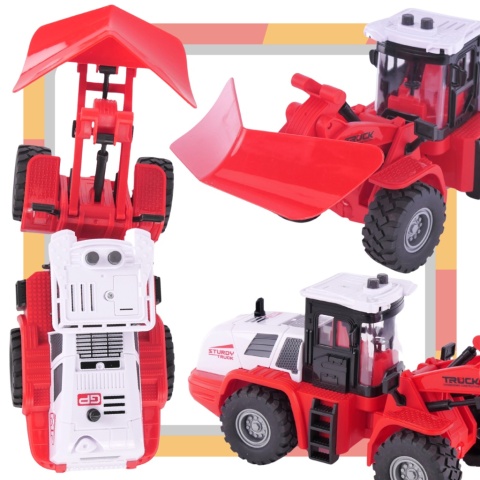 Pług Śnieżny Z Efektami Świetlnymi Ruchome Ramię Traktor Odśnieżarka Pług Śnieżny Z Efektami Świetlnymi Ruchome Ramię Traktor Odśnieżarka