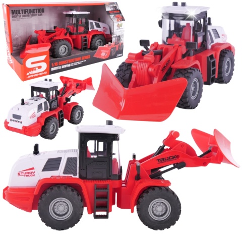 Pług Śnieżny Z Efektami Świetlnymi Ruchome Ramię Traktor Odśnieżarka Pług Śnieżny Z Efektami Świetlnymi Ruchome Ramię Traktor Odśnieżarka