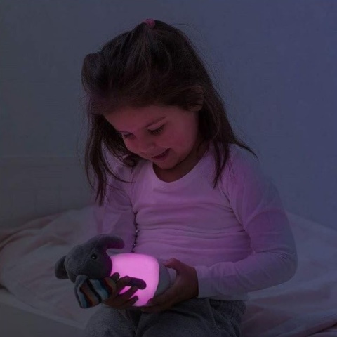 Pluszowa Lampka Nocna Urocza Miękka Słonik Automatyczna Zmiana 7 Kolorów Pluszowa Lampka Nocna Urocza Miękka Słonik Automatyczna Zmiana 7 Kolorów
