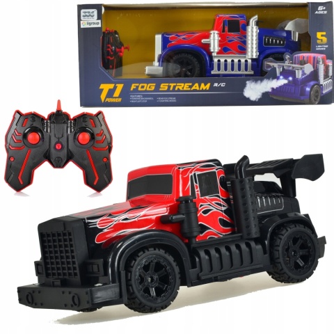 SAMOCHÓD TIR ZDALNIE STEROWANY AUTO DYM ŚWIECI RC SAMOCHÓD TIR ZDALNIE STEROWANY AUTO DYM ŚWIECI RC