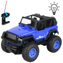 SAMOCHÓD ZDALNIE STEROWANY DUŻY JEEP TERENOWY AKUMULATOROWY AKU LED