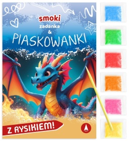 Smoki Zadanka & piaskowanki Malowanie piaskiem ćwiczenia dla dzieci