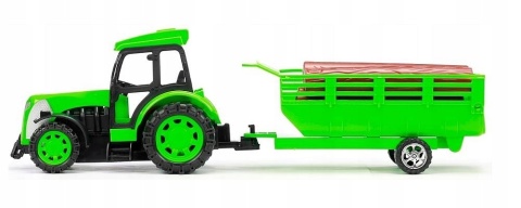 TRAKTOR ZDALNIE STEROWANY CIĄGNIK Z PRZYCZEPĄ NA AKUMULATOR RC AKCESORIA TRAKTOR ZDALNIE STEROWANY CIĄGNIK Z PRZYCZEPĄ NA AKUMULATOR RC AKCESORIA