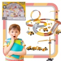 Tor Samochodowy Wyścigowy Kolejka Duży Plan Budowy Auto Zestaw Puzzle 190el