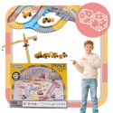 Tor Samochodowy Wyścigowy Kolejka Duży Plan Budowy Auto Zestaw Puzzle 190el