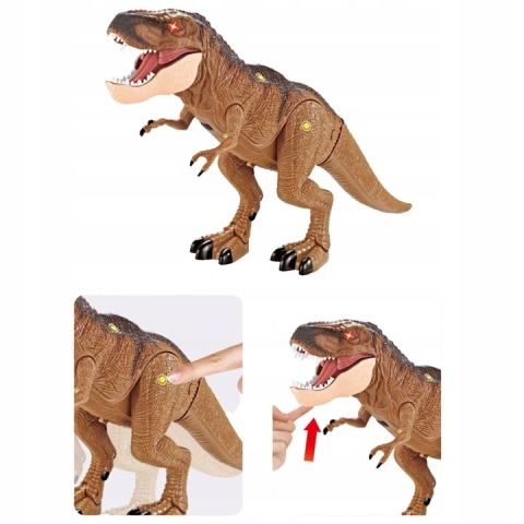 ZESTAW DINOZAUR ZDALNIE STEROWANY NA PILOT CHODZI RYCZY ŚWIAŁO DŻWIĘK DUŻY ZESTAW DINOZAUR ZDALNIE STEROWANY NA PILOT CHODZI RYCZY ŚWIAŁO DŻWIĘK DUŻY